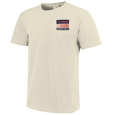 Men's Cream Illinois Fighting Illini Basketball Staredown Comfort Colors