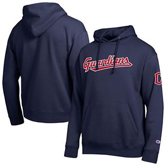 Men's Champion Navy Cleveland Guardians All Star Embroidered Wordmark Hoodie