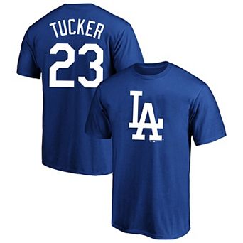 Men's Profile Kyle Tucker Royal Los Angeles Dodgers Big & Tall Player Name & Number T-Shirt