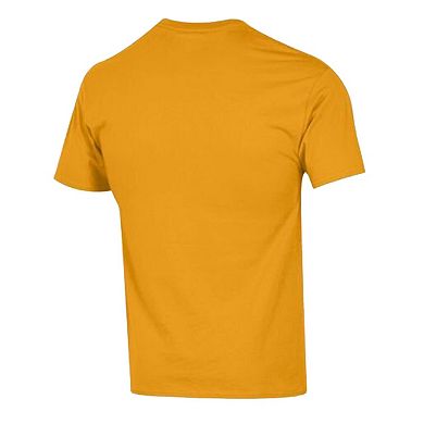 Men's Champion Gold Green Bay Packers Arch Over Logo T-Shirt