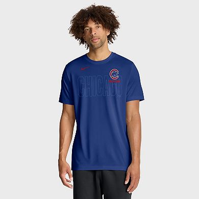 Men's Nike Royal Chicago Cubs Knockout Team Legend Dri-FIT T-Shirt