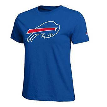 Women's Champion Royal Buffalo Bills Logo T-Shirt
