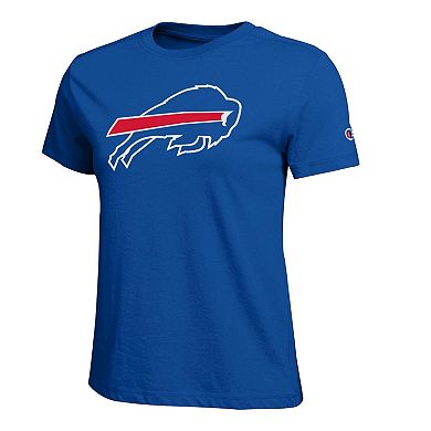 Women's Champion Royal Buffalo Bills Logo T-Shirt