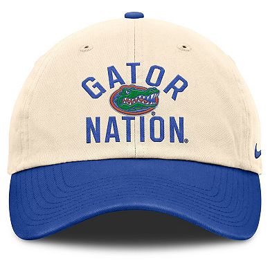 Unisex Nike Natural Florida Gators 2026 Primetime Natural 2-Tone Club Adjustable Hat