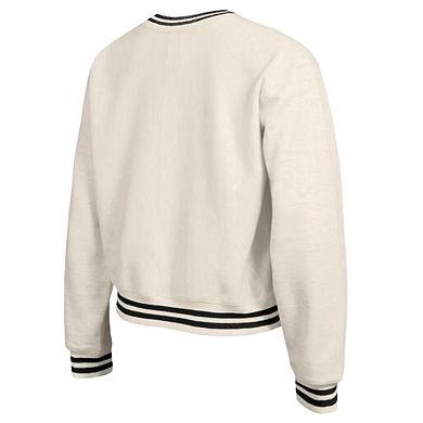 Women's Champion Cream Tampa Bay Buccaneers Reverse Weave Fleece Sweatshirt