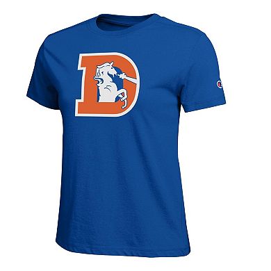 Women's Champion Royal Denver Broncos Logo T-Shirt