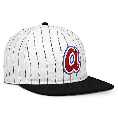 Men's Nike White/Black Atlanta Braves Cooperstown Collection Pro Adjustable Hat