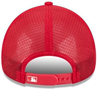 Men's New Era Red Washington Nationals 2026 Batting Practice Alternate Apex 9FORTY Adjustable Hat