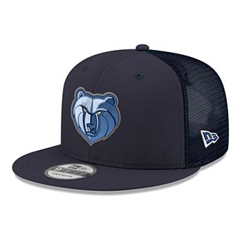 Men's New Era Navy Memphis Grizzlies Core Logo Meshback 9FIFTY Snapback Hat