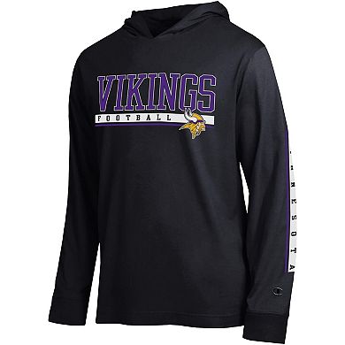 Men's Champion Black Minnesota Vikings All Star Hoodie T-Shirt