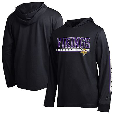 Men's Champion Black Minnesota Vikings All Star Hoodie T-Shirt
