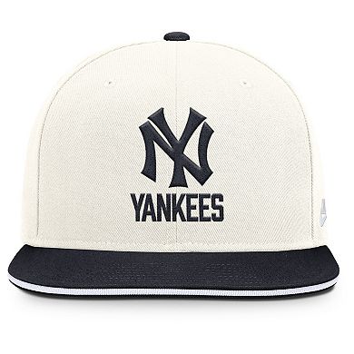 Men's Nike Cream/Navy New York Yankees Cooperstown Pro Dri-FIT Snapback Hat