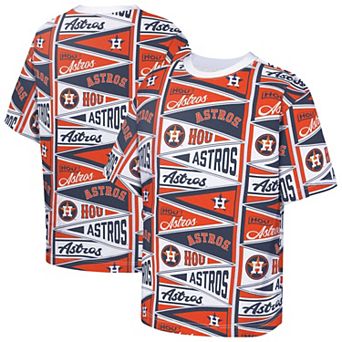 Youth Outerstuff Orange Houston Astros All-Over Pennant T-Shirt