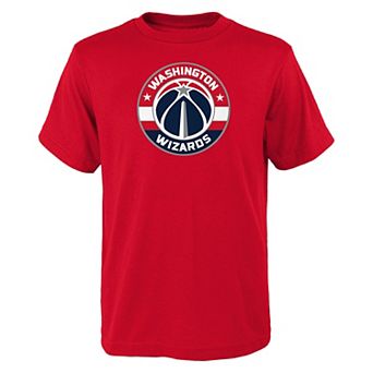 Youth Outerstuff Red Washington Wizards Primary Logo T-Shirt