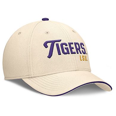 Men's Nike Natural LSU Tigers 2026 Primetime Swooshflex Hat