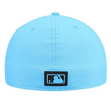 Men's New Era Blue Miami Marlins 2026 Clubhouse Alternate 59FIFTY Fitted Hat
