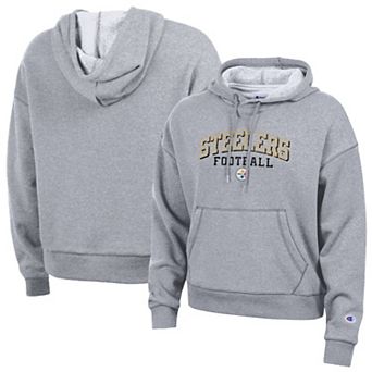 Women's Champion Gray Pittsburgh Steelers Triumph Tri-Blend Hoodie