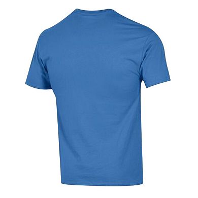 Men's Champion Blue Detroit Lions Jersey T-Shirt