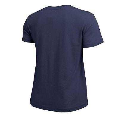 Women's Champion Navy Denver Broncos Logo T-Shirt