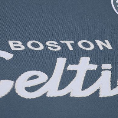 Men's Mitchell & Ness Blue Boston Celtics Thunderstorm T-Shirt