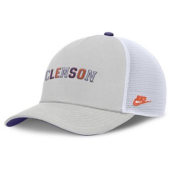Unisex Nike Gray Clemson Tigers 2026 Basketball Refresh 5-Panel Rise Trucker Hat