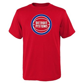 Youth Outerstuff Red Detroit Pistons Primary Logo T-Shirt