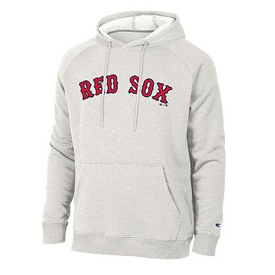 Men's Champion Cream Boston Red Sox Triumph Tri-Blend Raglan Hoodie