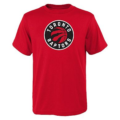 Youth Outerstuff Red Toronto Raptors Primary Logo T-Shirt