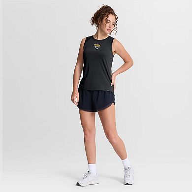 Women's Fanatics Black Jacksonville Jaguars Mesh Triumphant Win Tank Top