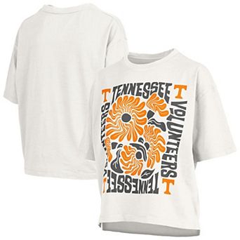 Women's Pressbox White Tennessee Volunteers Elena Oversized T-Shirt
