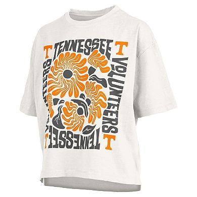 Women's Pressbox White Tennessee Volunteers Elena Oversized T-Shirt