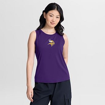 Women's Fanatics Purple Minnesota Vikings Mesh Triumphant Win​ Tank Top