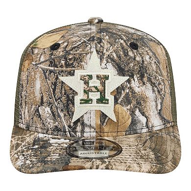 Men's New Era Camo Houston Astros Realtree 9SEVENTY Adjustable Hat