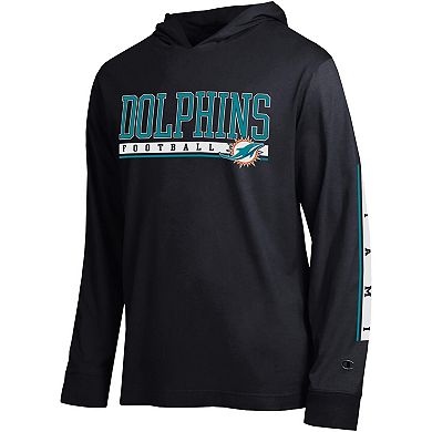 Men's Champion Black Miami Dolphins All Star Hoodie T-Shirt
