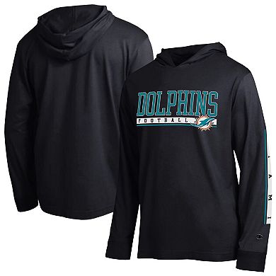 Men's Champion Black Miami Dolphins All Star Hoodie T-Shirt