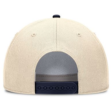 Unisex Nike Natural Auburn Tigers 2026 Primetime Natural 5-Panel Rope 2-Tone Rise Hat