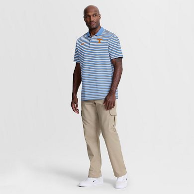 Men's Nike Light Blue/White Tennessee Volunteers Striped Dri-FIT Polo