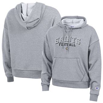 Women's Champion Gray New Orleans Saints Triumph Tri-Blend Hoodie