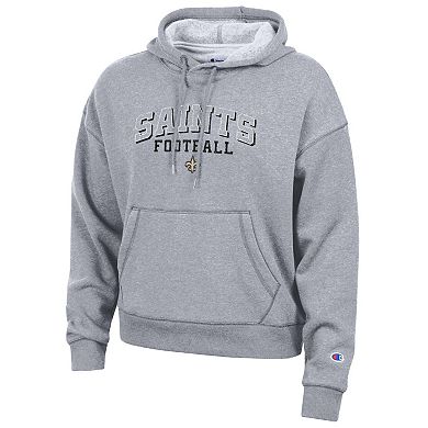 Women's Champion Gray New Orleans Saints Triumph Tri-Blend Hoodie