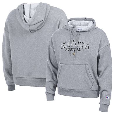Women's Champion Gray New Orleans Saints Triumph Tri-Blend Hoodie