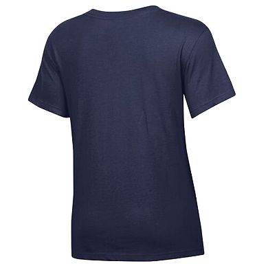 Women's Champion Navy New York Yankees Core V-Neck T-Shirt