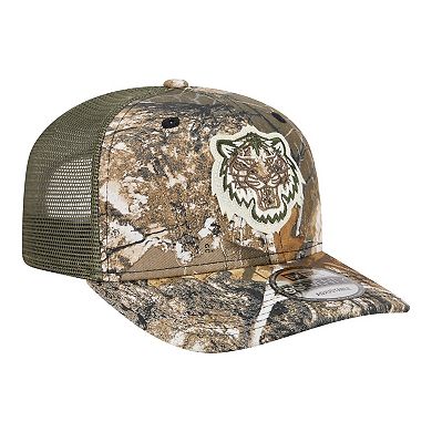 Men's New Era Camo Detroit Tigers Realtree 9SEVENTY Adjustable Hat