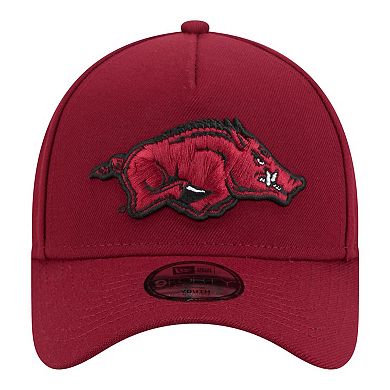 Youth New Era Cardinal Arkansas Razorbacks 9FORTY A-Frame Adjustable Hat