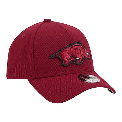 Youth New Era Cardinal Arkansas Razorbacks 9FORTY A-Frame Adjustable Hat