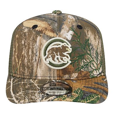 Men's New Era Camo Chicago Cubs Realtree 9SEVENTY Adjustable Hat