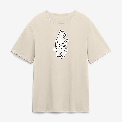 Men's Fanatics Tan Chicago Cubs Alt Logo Legacy T-Shirt