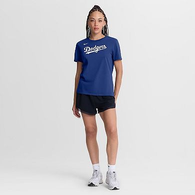 Women's Nike Royal Los Angeles Dodgers Wordmark T-Shirt