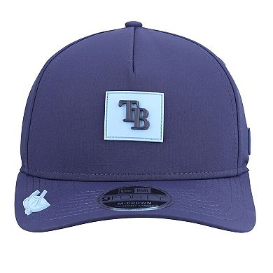 Men's New Era Navy Tampa Bay Rays 2026 Clubhouse 9FORTY A-Frame Adjustable Hat
