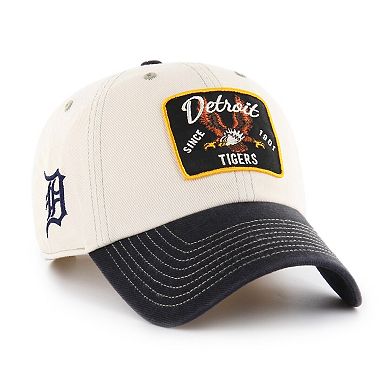 Men's '47 Natural/Black Detroit Tigers Keepsake Collection Clean Up Adjustable Hat