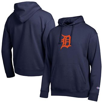 Men's Champion Navy Detroit Tigers All Star Embroidered Logo Hoodie